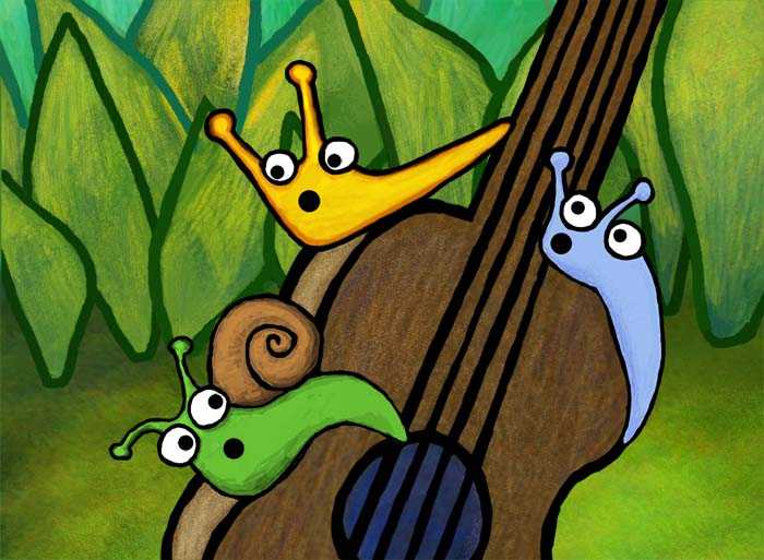 Slugs singing a song