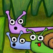 Snailio and friends hide in the grass