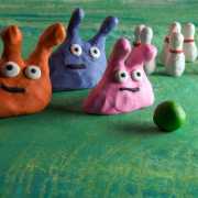 Three slugs bowling