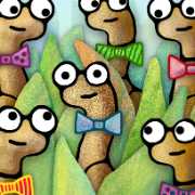 Six worm friends