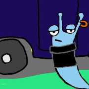 Sluggo is one hip cat