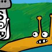 Sluggo and his salt shaker costume