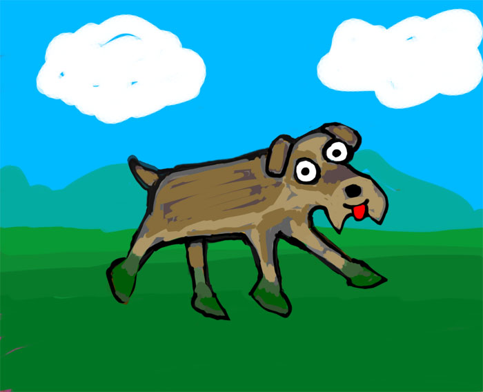 doggie in the park