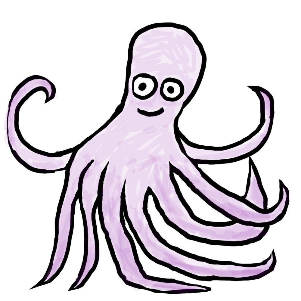 purple octopus