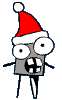 The Santa Monster is a bit scary! The Santa Monster is a bit scary!