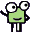 The Little Green Guys are always moving about. The Little Green Guys are always moving about.