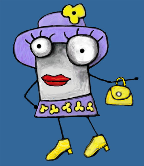 Mildred is all dressed up